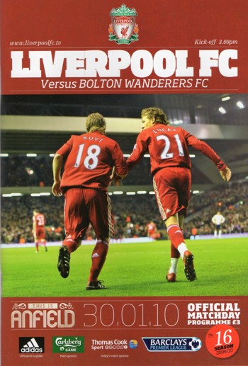 Match programme